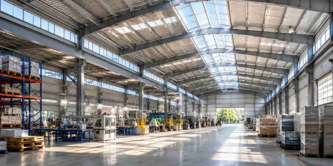 Iluminação natural em galpões: solução para reduzir custos na indústria